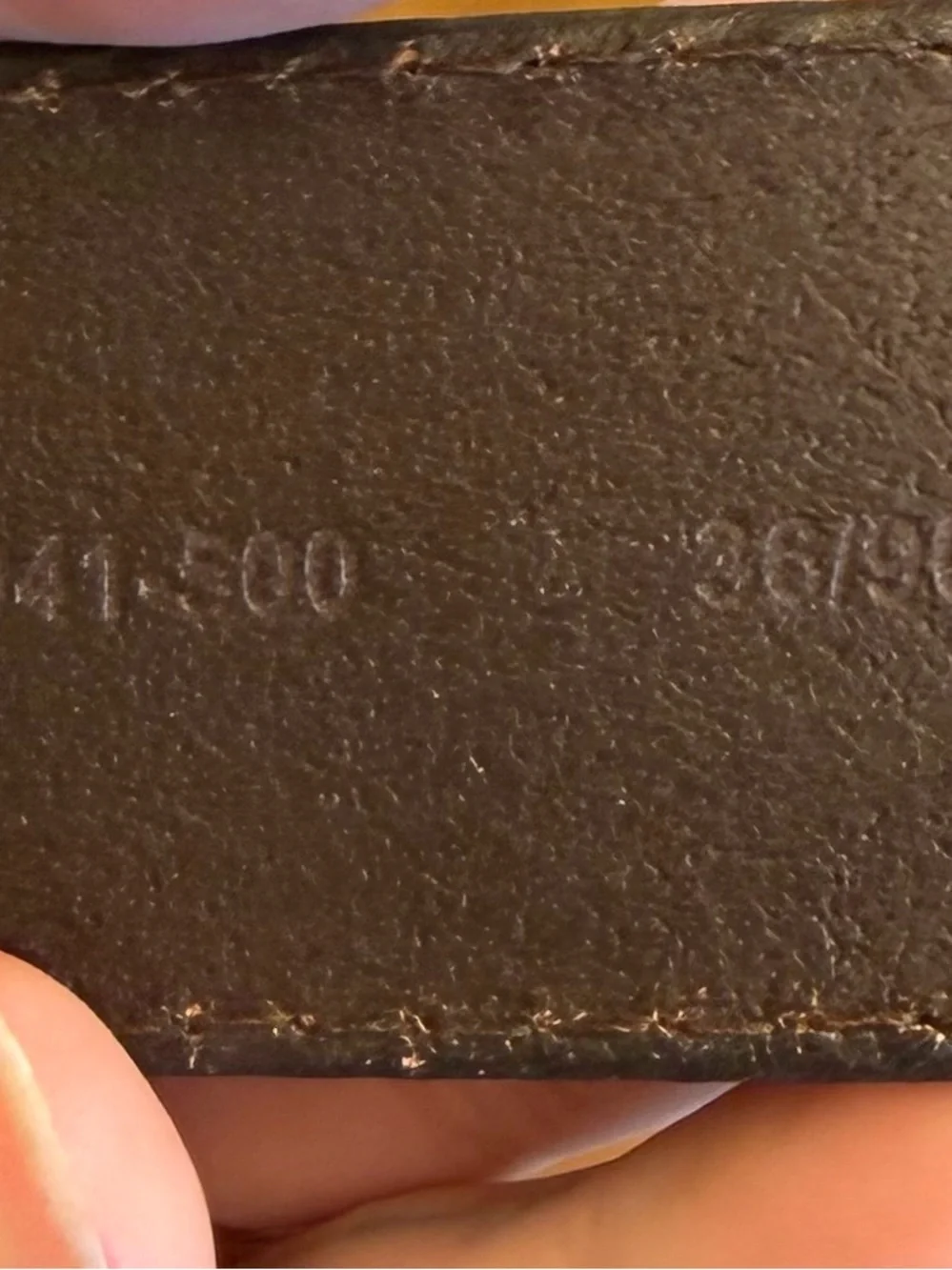 Brown Genuine Leather Belt